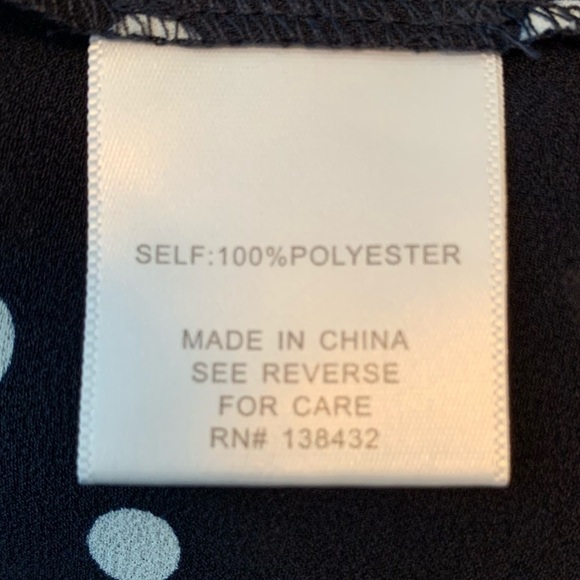 ModCloth | black white polka dot button down blouse - Picture 7 of 12